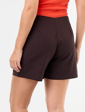 Falda pantalón con detalle mandarín