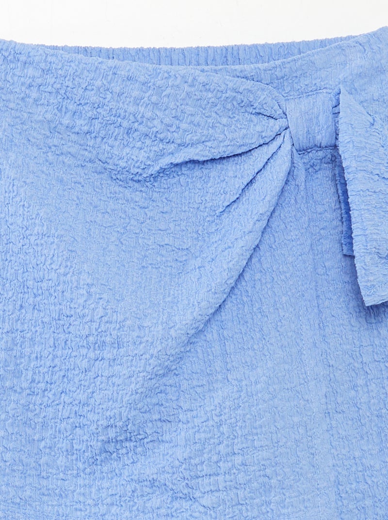 Falda pantalón corta AZUL - Kiabi