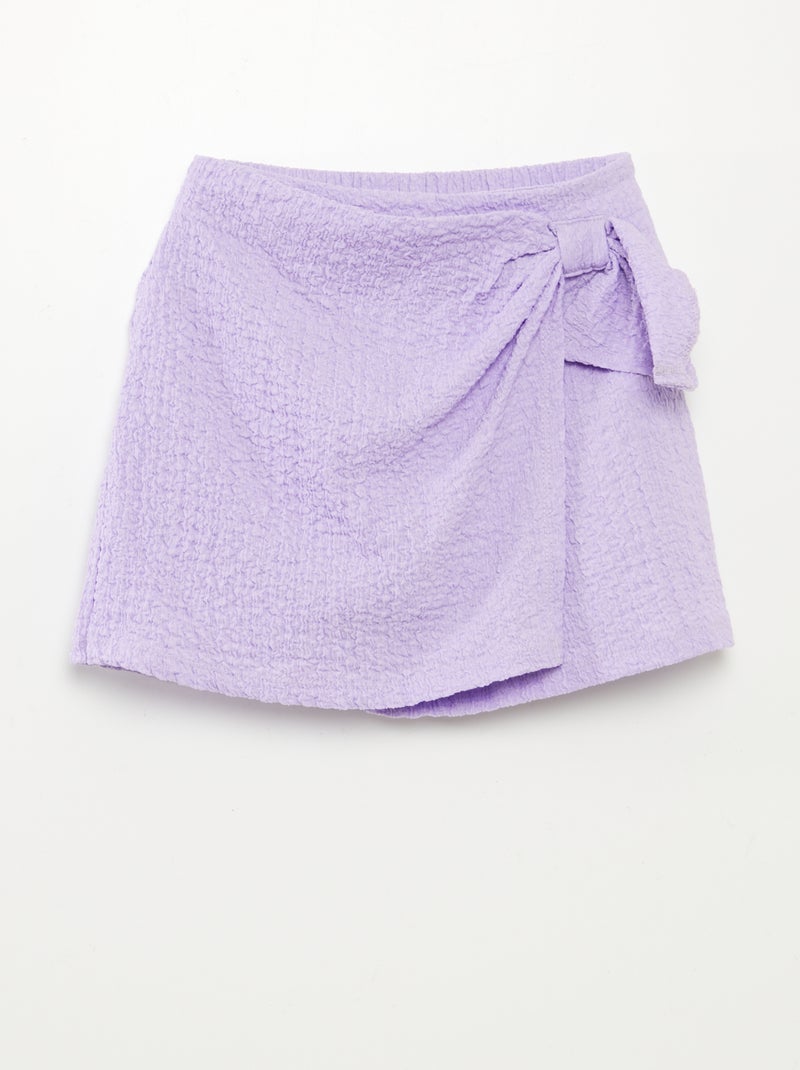 Falda pantalón corta PURPURA - Kiabi