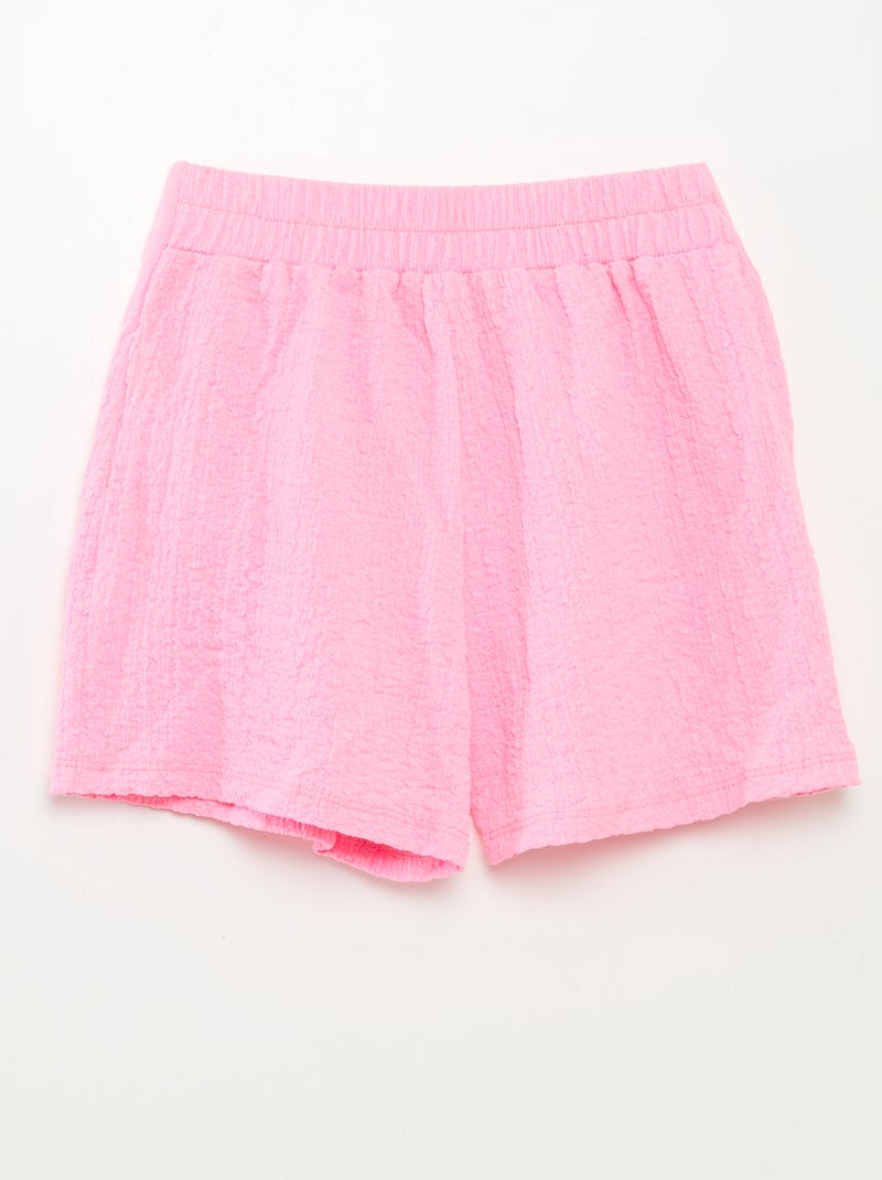 Falda pantalón corta ROSA - Kiabi