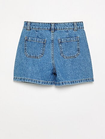 Falda pantalón corta vaquera