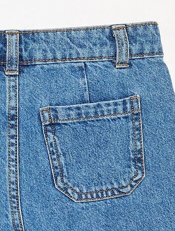 Falda pantalón corta vaquera
