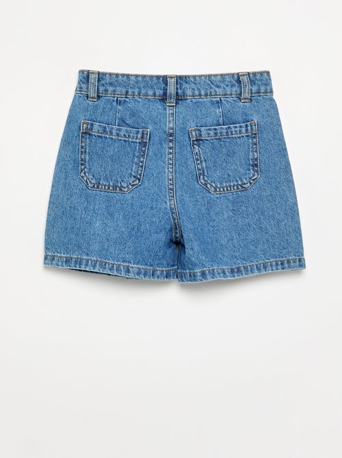 Falda pantalón corta vaquera - Kiabi Falda pantalón corta vaquera - Kiabi