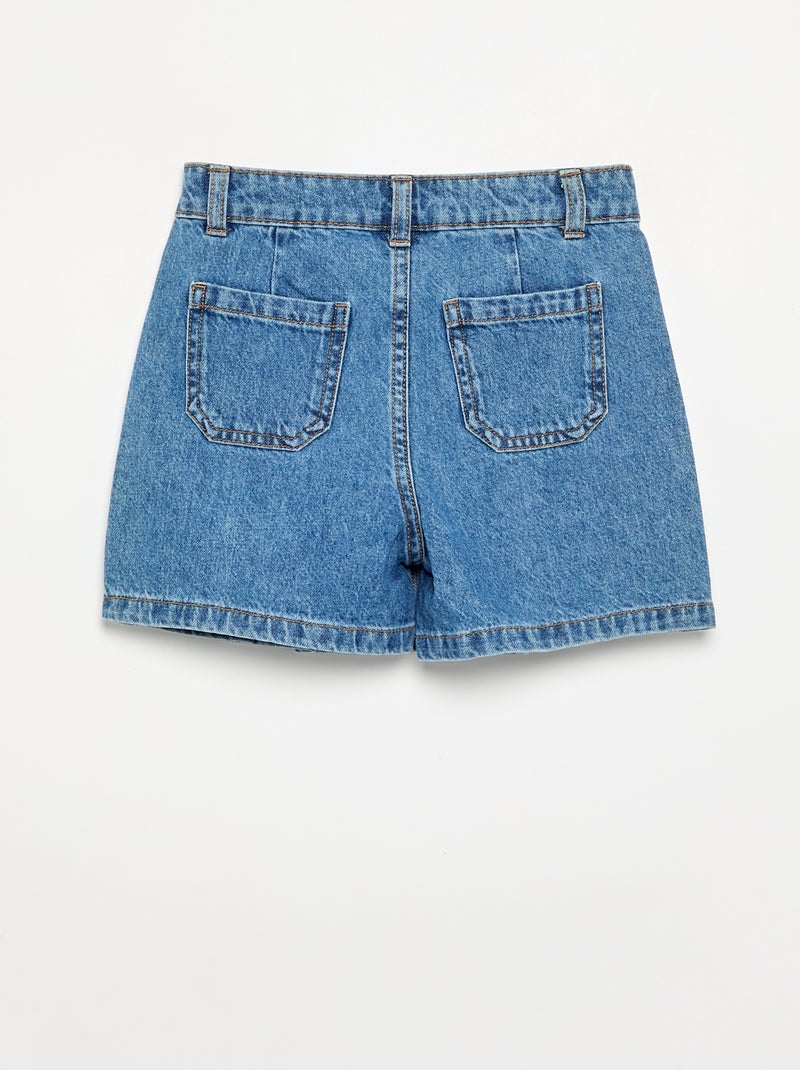 Falda pantalón corta vaquera Azul - Kiabi