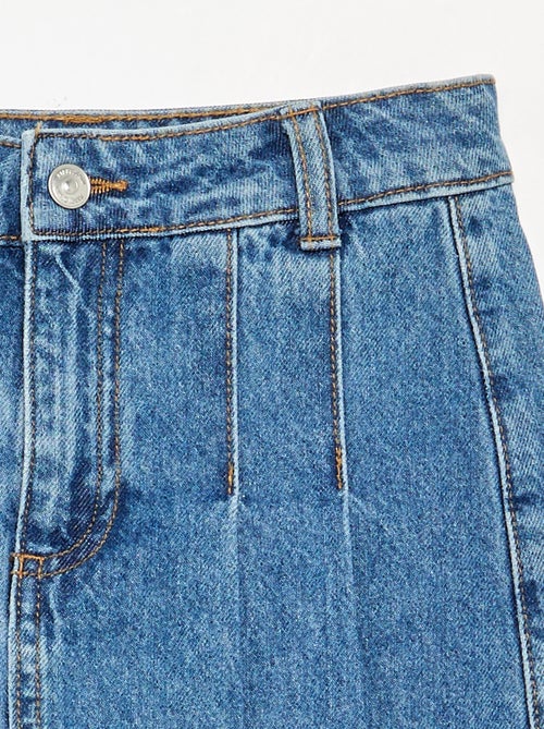 Falda pantalón corta vaquera - Kiabi Falda pantalón corta vaquera - Kiabi