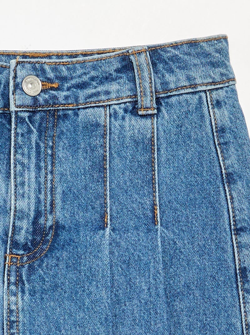 Falda pantalón corta vaquera Azul - Kiabi