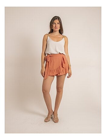 Falda pantalón cruzada XABERI