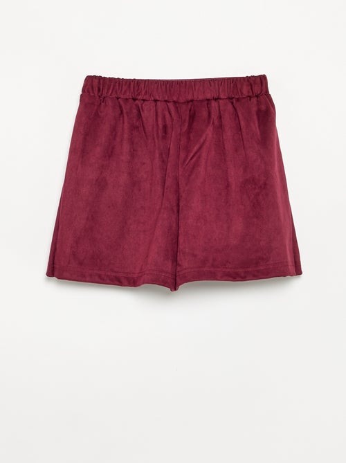 Falda-pantalón de antelina - Kiabi Falda-pantalón de antelina - Kiabi
