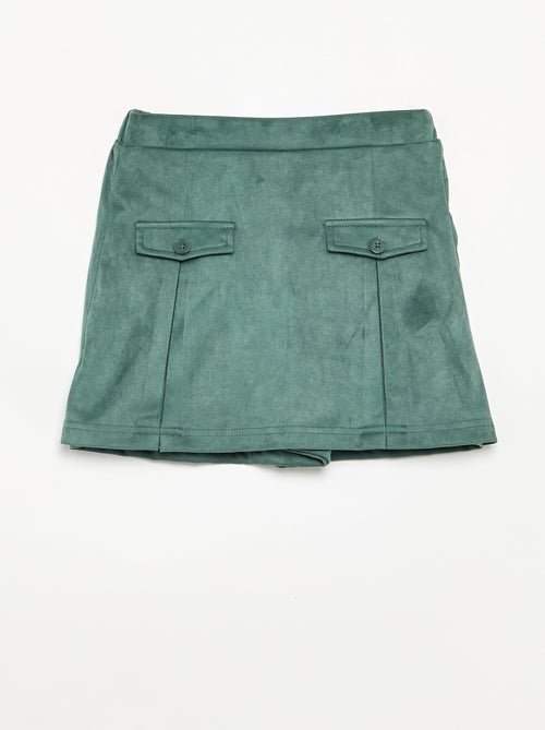 Falda-pantalón de antelina - Kiabi Falda-pantalón de antelina - Kiabi