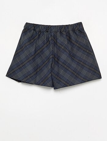 Falda pantalón de cuadros