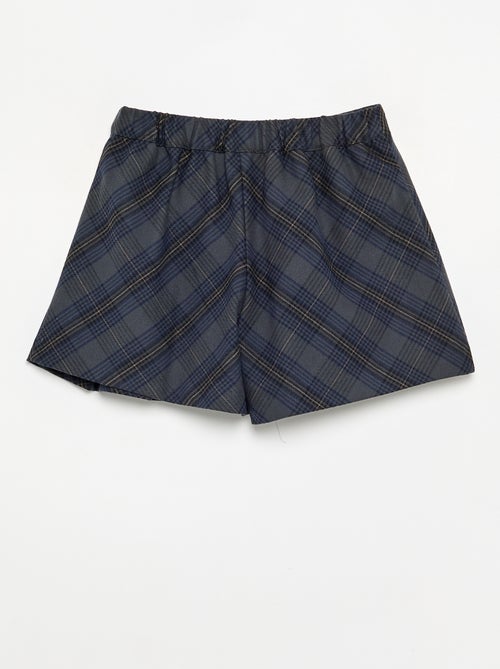 Falda pantalón de cuadros - Kiabi