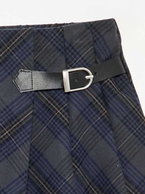 Falda pantalón de cuadros - Kiabi