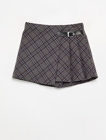 Falda pantalón de cuadros