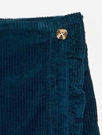 Falda pantalón de pana