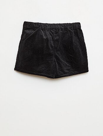 Falda pantalón de pana de algodón