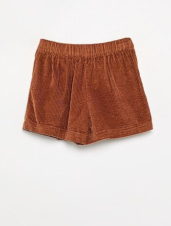 Falda pantalón de pana