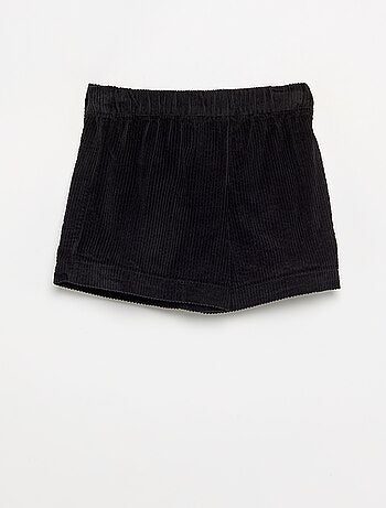 Falda pantalón de pana