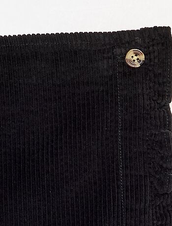 Falda pantalón de pana
