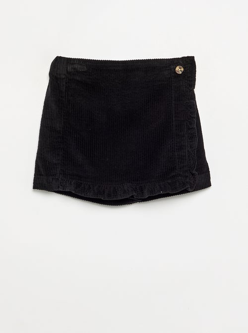 Falda pantalón de pana - Kiabi