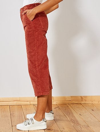 Falda pantalón de pana - Kiabi