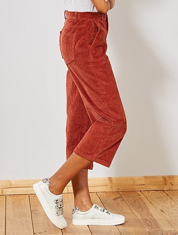 Falda pantalón de pana - Kiabi