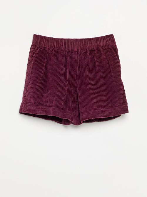 Falda pantalón de pana - Kiabi