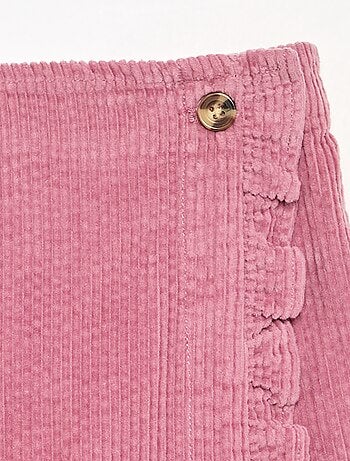 Falda pantalón de pana