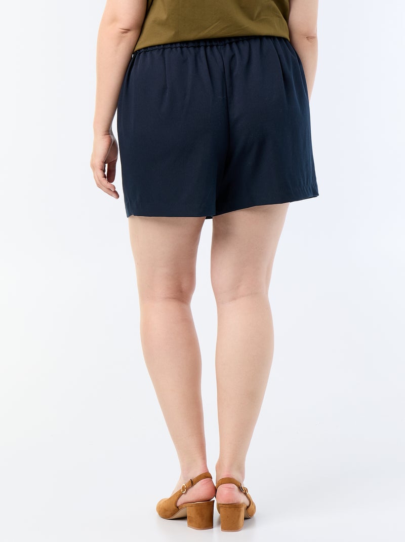 Falda pantalón de punto grueso Azul - Kiabi