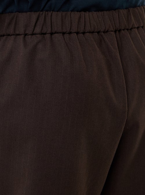 Falda pantalón de rayas finas - Kiabi