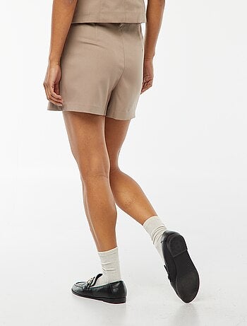 Falda pantalón de tiro alto