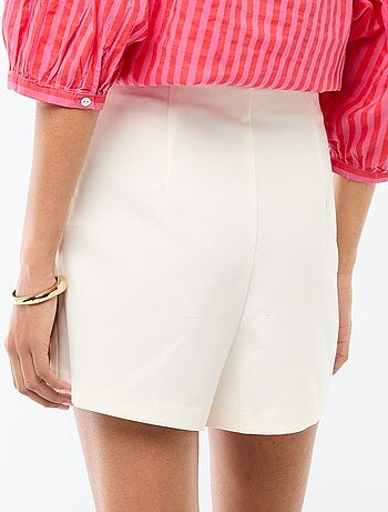 Falda pantalón de tiro alto