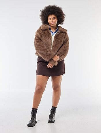 Falda pantalón de tiro alto