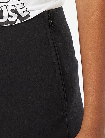 Falda pantalón de tiro alto