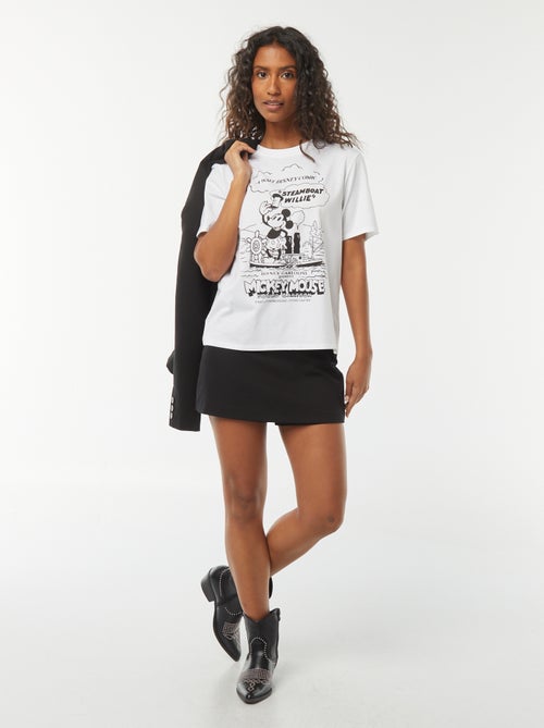 Falda pantalón de tiro alto - Kiabi