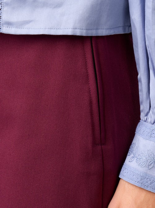 Falda pantalón de tiro alto - Kiabi Falda pantalón de tiro alto - Kiabi