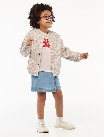 Falda-pantalón de vaquero