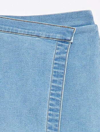 Falda-pantalón de vaquero