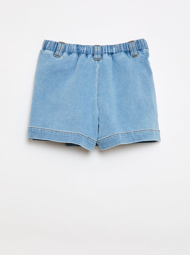 Falda-pantalón de vaquero Azul - Kiabi