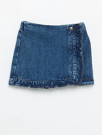 Falda pantalón de vaquero