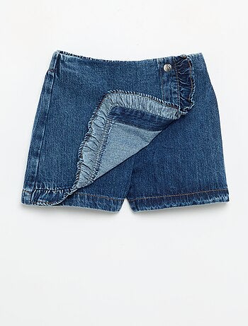 Falda pantalón de vaquero