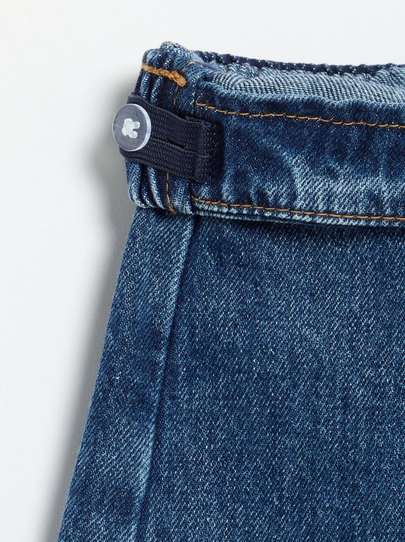 Falda pantalón de vaquero Azul - Kiabi