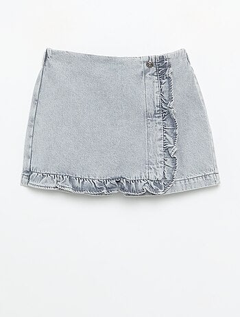 Falda pantalón de vaquero