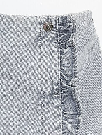 Falda pantalón de vaquero