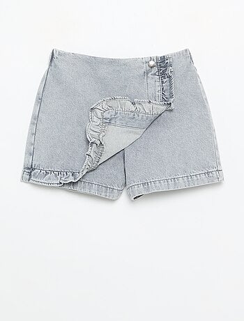 Falda pantalón de vaquero