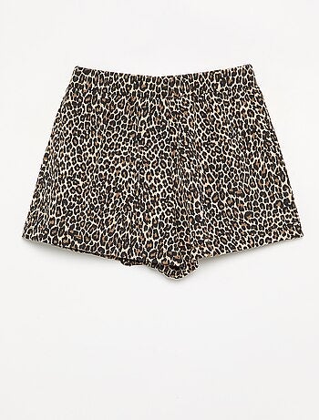 Falda pantalón estampada