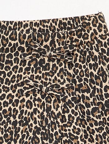 Falda pantalón estampada