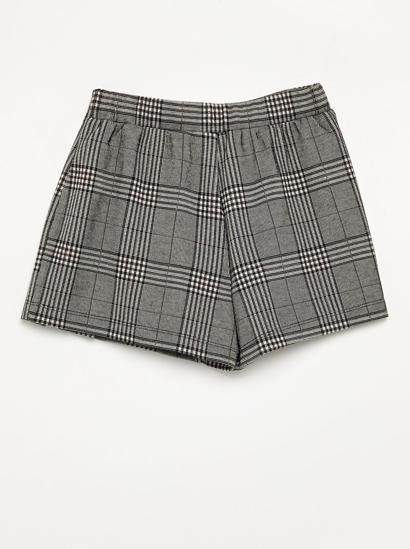 Falda pantalón estampada Gris - Kiabi