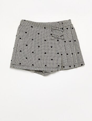 Falda pantalón estampada