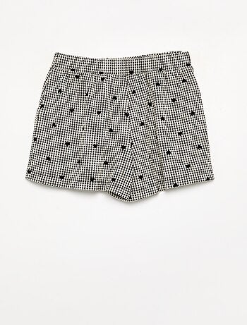 Falda pantalón estampada