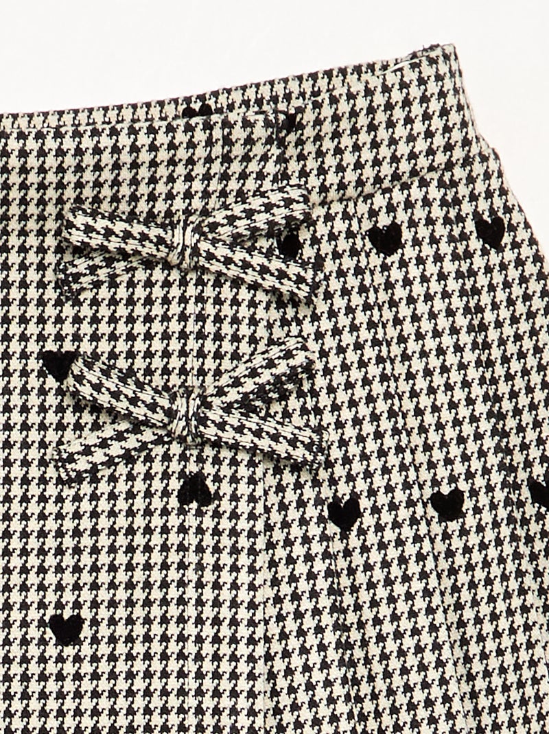 Falda pantalón estampada Gris - Kiabi